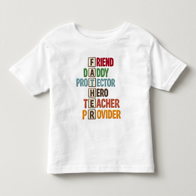 Camiseta Papai Amigo Protetor Herói Professor Provedor (Frente)