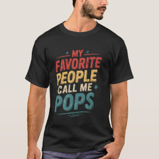 Camiseta Papai As Pessoas Favoritas Me Chamam De Papai Gif