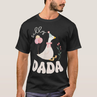 Camiseta Papai Bobo Papai Ganso Aniversário Família