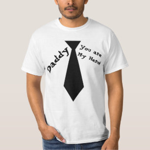 Camiseta Papai Branco Você é Meu Herói Dia dos Pais