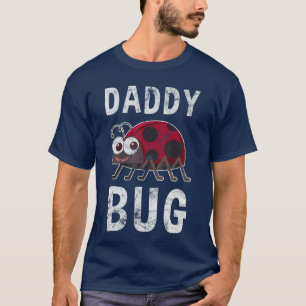 Camiseta Papai Bug Amiga da Joaninha Divertida Pai Bonito P