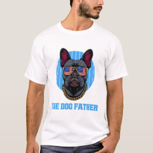 Camiseta Papai Cachorro Frenchie O Pai do Cachorro Presente