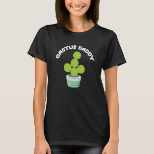 Camiseta Papai Cacto Amante Da Natureza Jardim Em Casa Plac