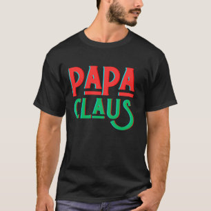 Camiseta Papai Claus combinando a família de Papais noeis f