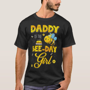 Camiseta Papai da Menina do Dia do Mel Hive Festa de Aniver