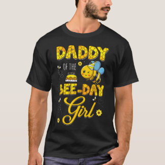 Camiseta Papai da Menina do Dia do Mel Hive Festa de Aniver