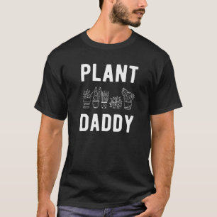 Camiseta Papai da Planta Natureza Botânico Jardineiro Papai