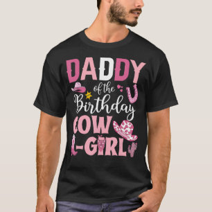 Camiseta Papai da Vaqueira de Aniversário Festa Rodeio B-da