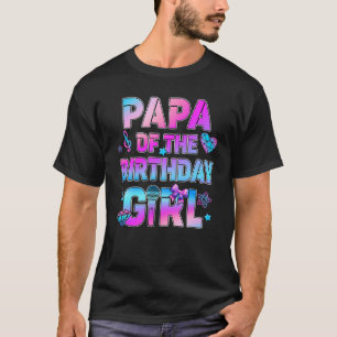 Camiseta Papai das Meninas de Aniversário do K-Pop Família