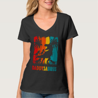 Camiseta Papai Dinossauro Daddysaurus 4 quatro filhos Para