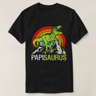 Camiseta Papai Dinossauro Dia dos Pais do Papai Saurus