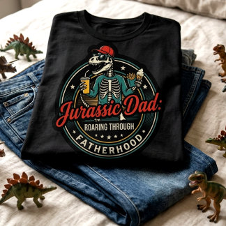 Camiseta Papai Dinossauro Engraçado Dia dos Pais