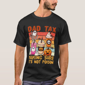 Camiseta Papai Divertido Boo Fantasia de Halloween Família 