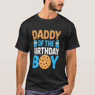 Camiseta Papai do aniversariante Leite e Biscoitos 1º anive