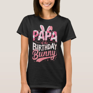Camiseta Papai do Coelho de Aniversário Família Festa Combi
