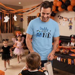 Camiseta Papai do Espooky Um Aniversário de Halloween 1º An