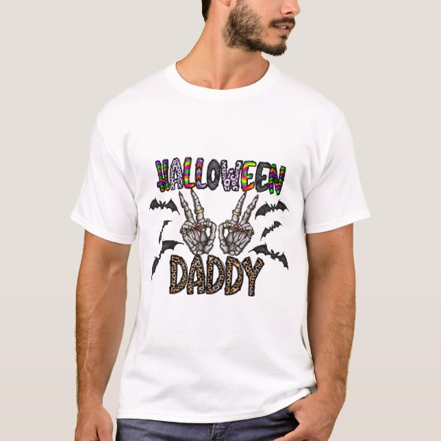 Camiseta Papai do Halloween (Frente)