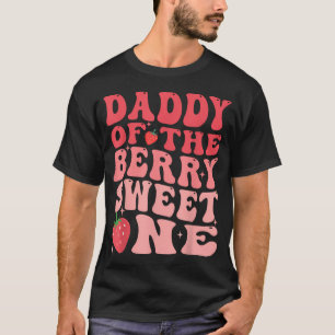 Camiseta Papai Do Morango Doce 1º Aniversário