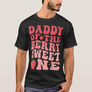 Camiseta Papai Do Morango Doce 1º Aniversário
