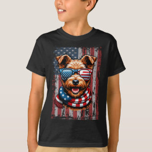 Camiseta Papai do pequeno foguete engraçado 4 de julho