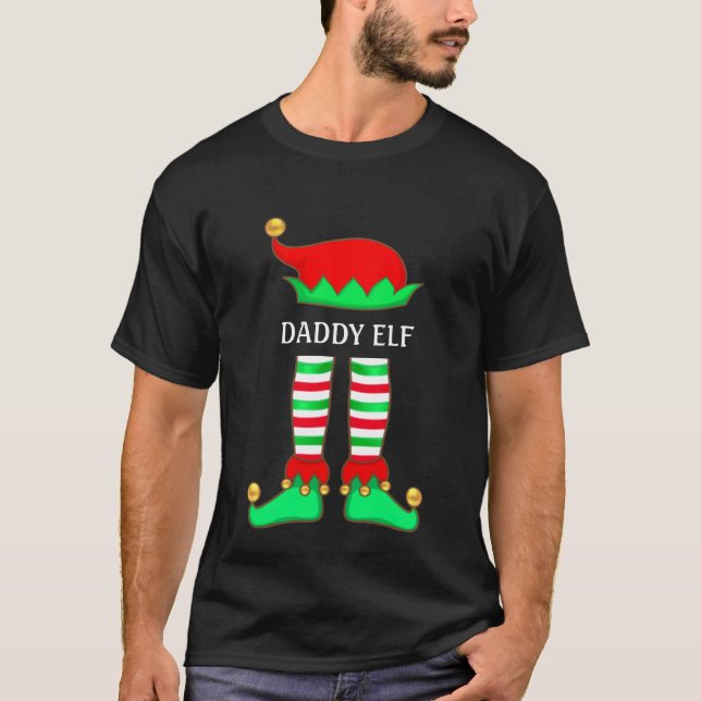 Camiseta Papai Duende Natal Fashion (Frente)