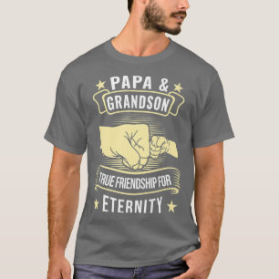 Camiseta Papai e Avô Amizade Verdadeira Avô 