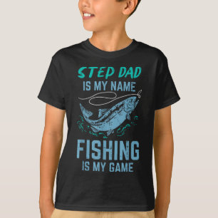 Camiseta Papai é meu nome, pesca é meu jogo Padrasto