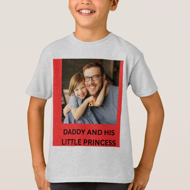Camiseta Papai e sua princesinha  (Frente)