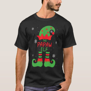 Camiseta Papai Elfo Família Conjuntos Combinando de Natal R