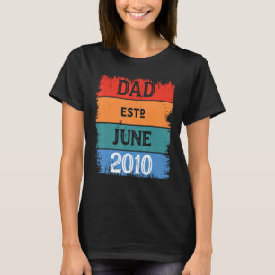 Camiseta Papai Est Jun 2010 Orgulhoso Papai Avô Melhor Papa