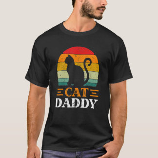 Camiseta Papai Gato Vintage  Dia dos Pais Papai Gato