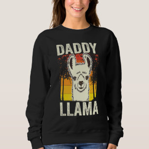 Camiseta Papai Lhama Para Meninos Homens Dia dos Pais Para
