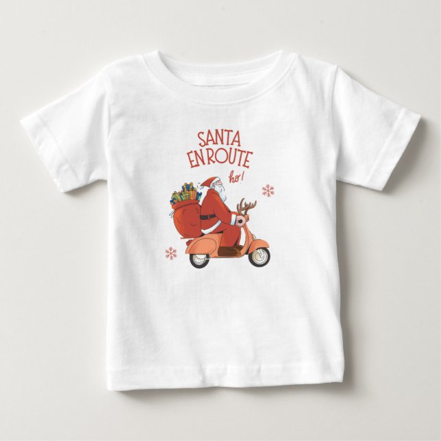 Camiseta Papai Noel a caminho (Frente)