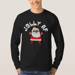 Camiseta Papai Noel afro-americano para uma família negra s