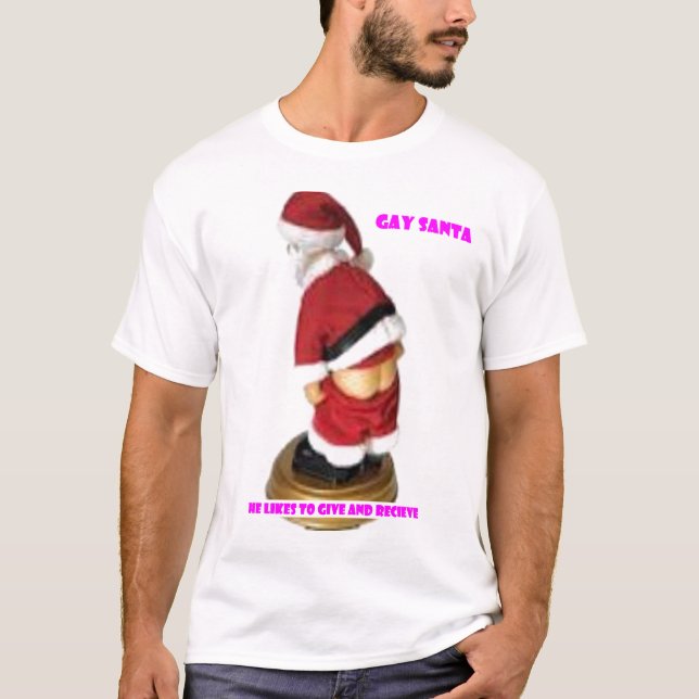 Camiseta papai noel alegre 3 (Frente)
