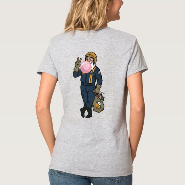 Camiseta Papai Noel Anjo Azul  (Verso)