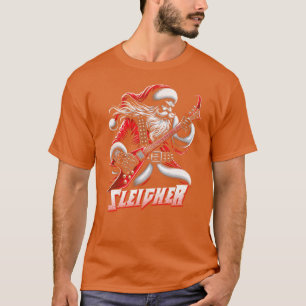 Camiseta Papai Noel Assassino garoto de natal heavy metal