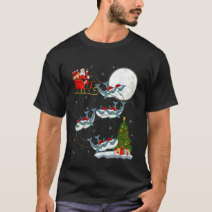 Camiseta Papai Noel Bale Trenó Voador Natal Mágico Divertid