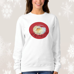 Camiseta Papai Noel Bonito Enfrentou Red Ho Ho Natal