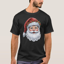 Camiseta Papai Noel Brilho-Brillo