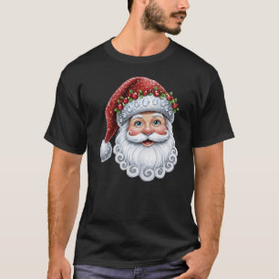 Camiseta Papai Noel Brilho-Brillo