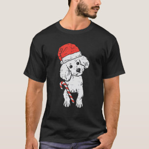Camiseta Papai Noel Cachorro Cachorro Natal Homens Mulheres