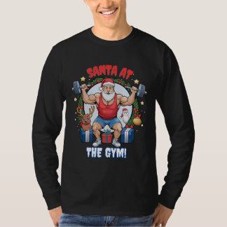 Camiseta Papai Noel com um Toque – Humor de Natal do Papai 