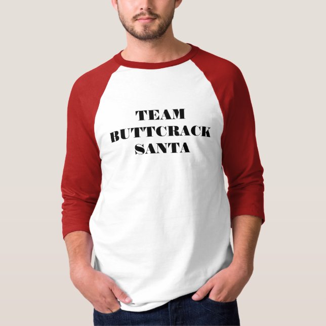 CAMISETA PAPAI NOEL DA EQUIPE BUTTCRACK (Frente)