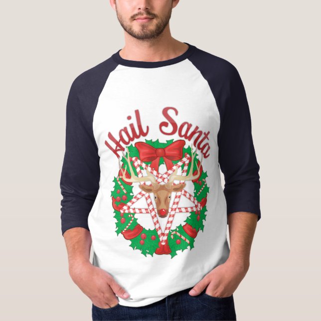 Camiseta Papai noel da saraiva (Frente)
