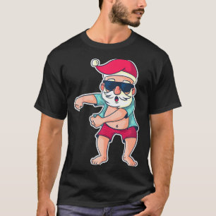 Camiseta Papai Noel Dança Floss Natal X-mas Presente 