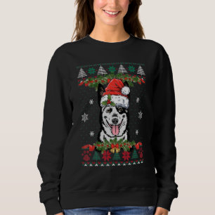 Camiseta Papai noel de Gado Australiano Xmas Engraçado Cris