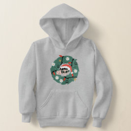 Camiseta papai noel de guincho de natal alienígena