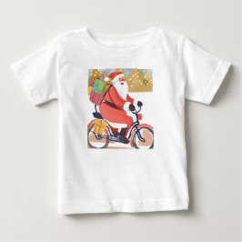 Camiseta Papai Noel de moto