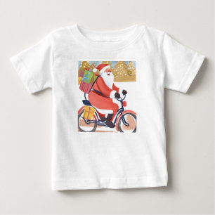 Camiseta Papai Noel de moto